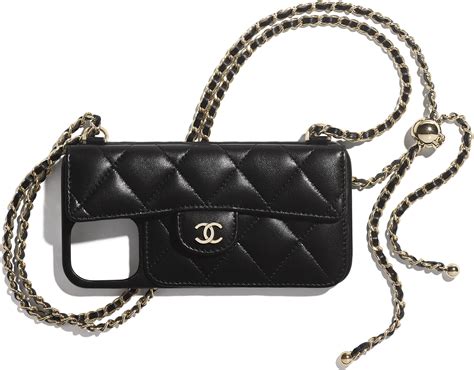 chanel iphone pouch